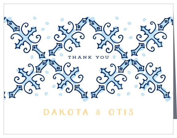 Our MaeMae's Dakota Wedding Thank You Cards are a perfectly delightful way to thank your loved ones and supporters.