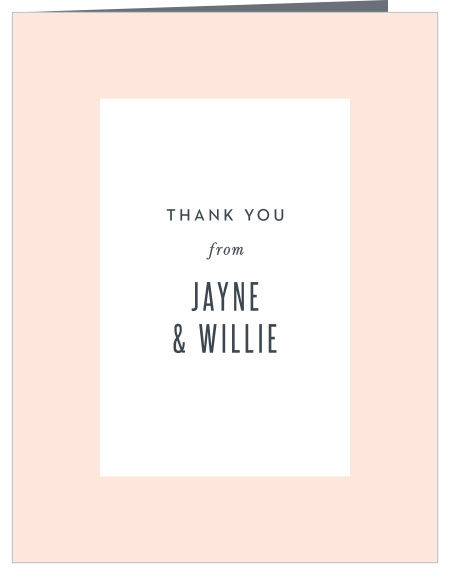 MaeMae's Willie Wedding Thank You Cards are the perfect way to thank your loved ones for joining you on your wedding day.