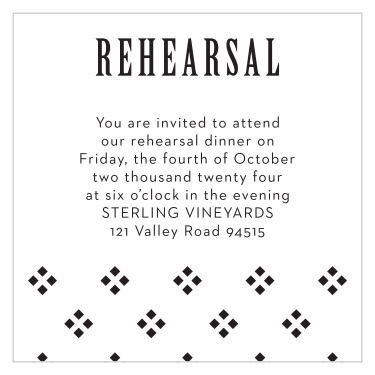 Our MaeMae's Billingsworth Ceremony Cards are the perfect addition to your wedding invitations.