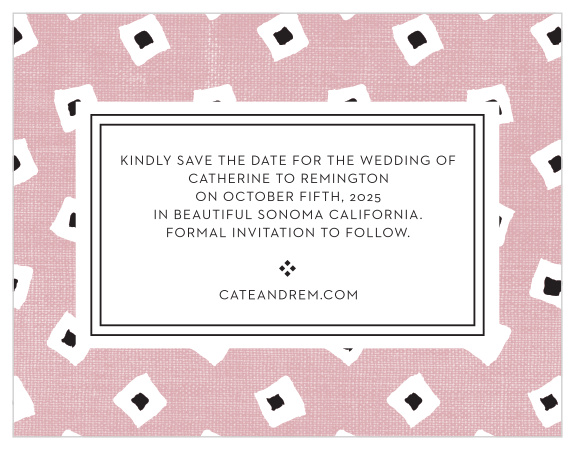 Make sure that your friends and family know about your special day with our MaeMae's Billingsworth Save-the-Date Cards.