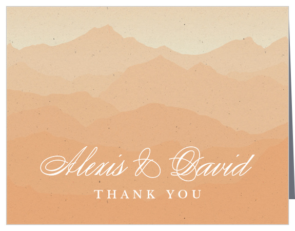 Show your gratitude in the most personal way with this fully customizable Thank You card.