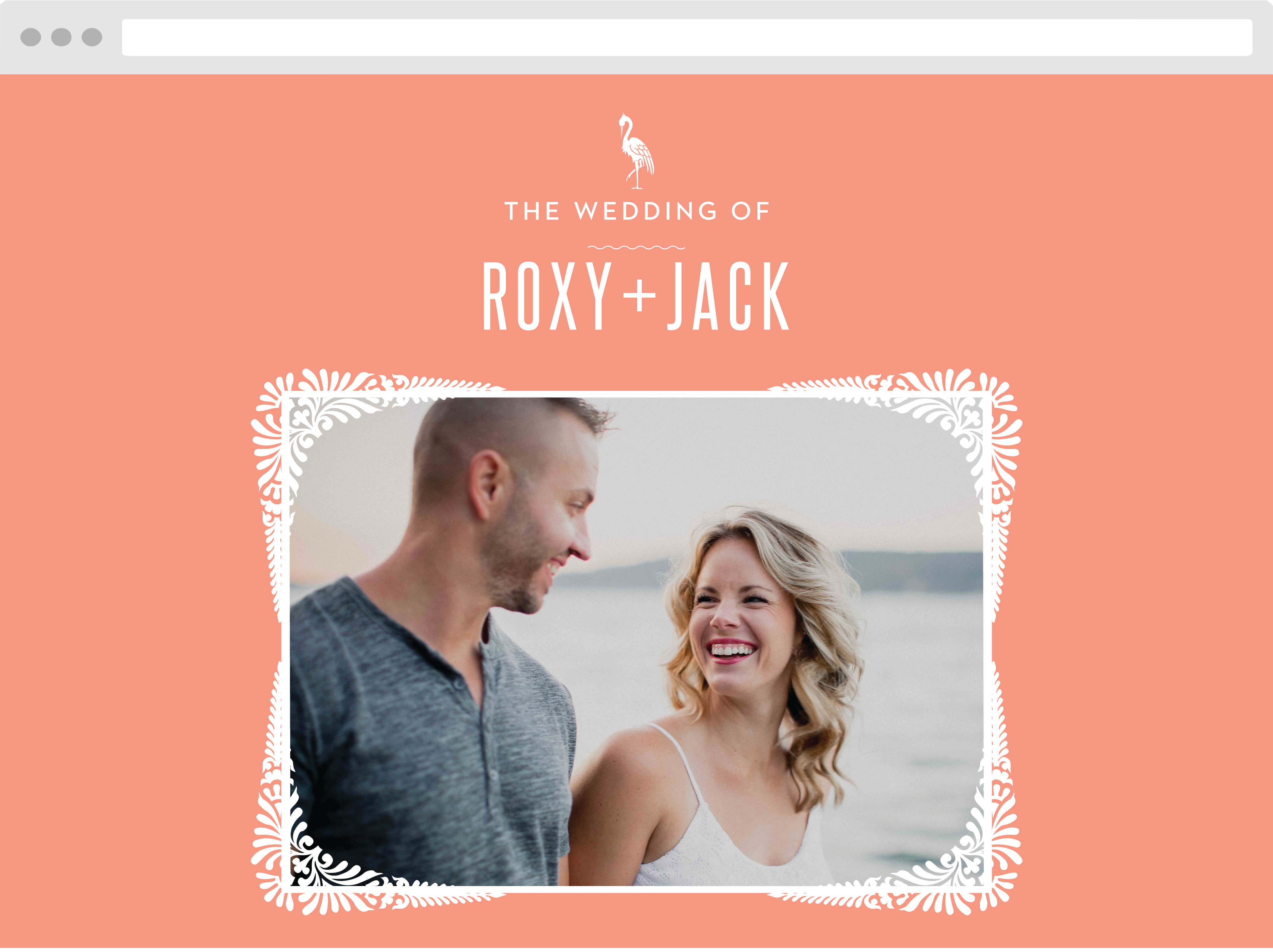 MaeMae's Roxy Wedding Website