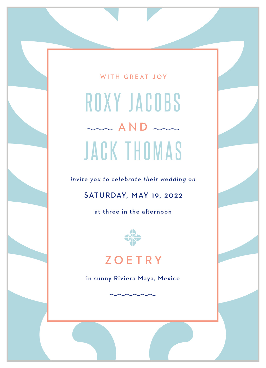 MaeMae's Roxy Wedding Invitations
