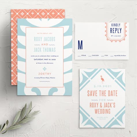 MaeMae's Roxy Wedding Invitations