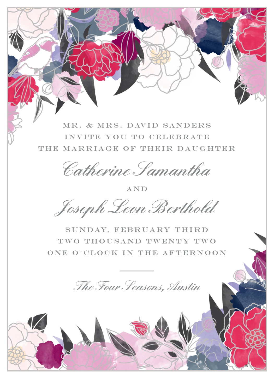 MaeMae's Mamie Wedding Invitations