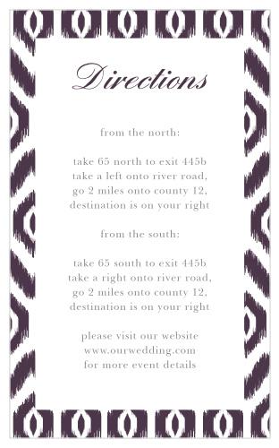 Your guest designer MaeMae has created these modern, funky direction cards that are perfect for your wedding!