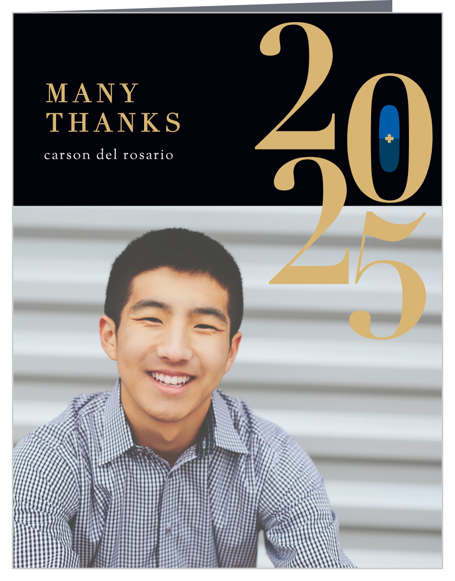 Pharmacy Medicine Graduation Thank You Cards
