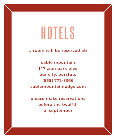 Provide your own local recommendations to your guests with the simple, yet incredibly stylish design of our MaeMae's Beau Accommodation Cards.