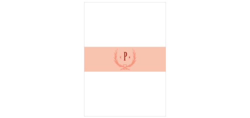 MaeMae's Beau Wedding Belly Bands provide the perfect finishing touch for your wedding invitations.
