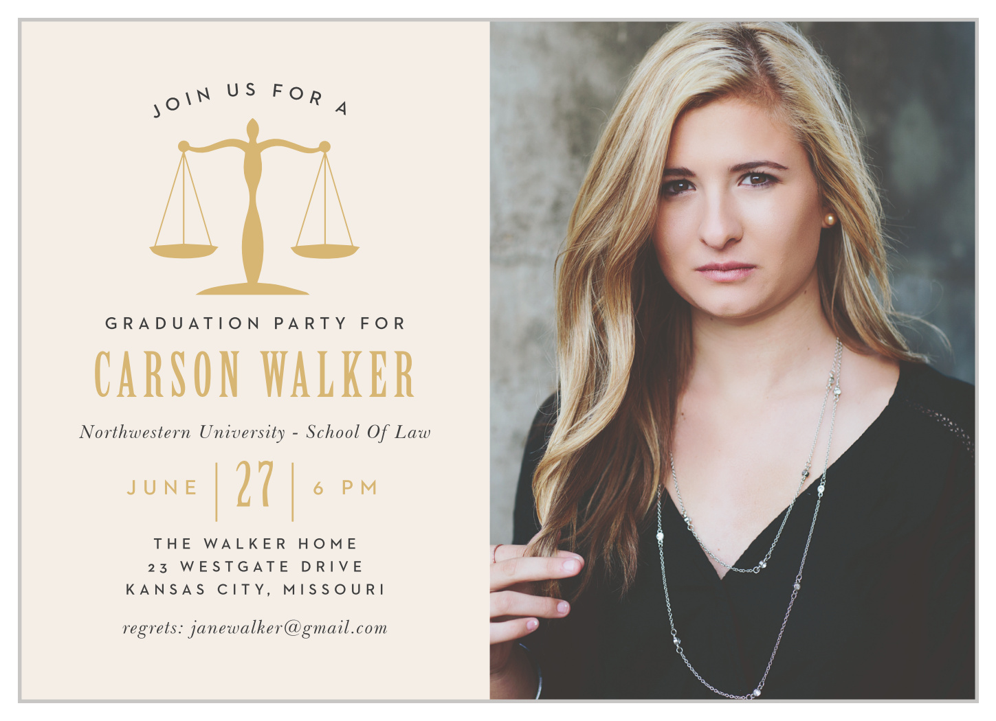 Law School Graduation Announcements By Basic Invite   Law School Graduation Announcements Up 2x 