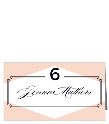 Our MaeMae's Ralph Place Cards displays a modern, chic design that will add a touch of class to your wedding.