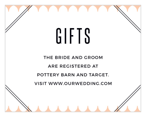 MaeMae's Ralph Registry Cards are excellent for directing your guests to your wedding wish list.