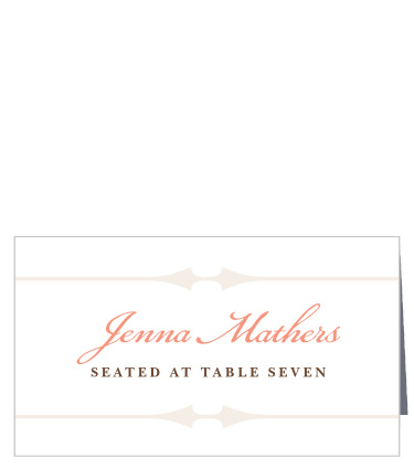 An elegant addition to every single one of your table-tops, our MaeMae's Theo Place Cards guarantee that your guests know precisely where they belong.
