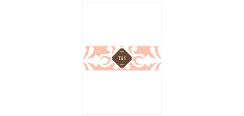 MaeMae's Theo Wedding Belly Bands are a beautiful finishing touch for your invitations.