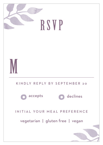 Our MaeMae's Mundy Response Cards are a perfect way for you and your potential guests to communicate.