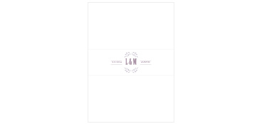 Our MaeMae's Mundy Belly Bands are a perfect way to add a memorable touch to your wedding invitations.