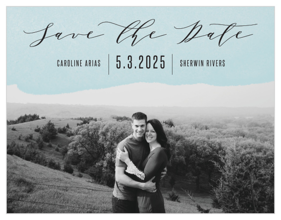Our MaeMae's Maeve Save-the-Date Cards are perfect for ensuring your family and friends will mark their calendar for your wedding.