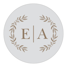 Sign off on every envelope and supplement every decoration with the breathtaking style of our MaeMae's Eden Wedding Stickers.