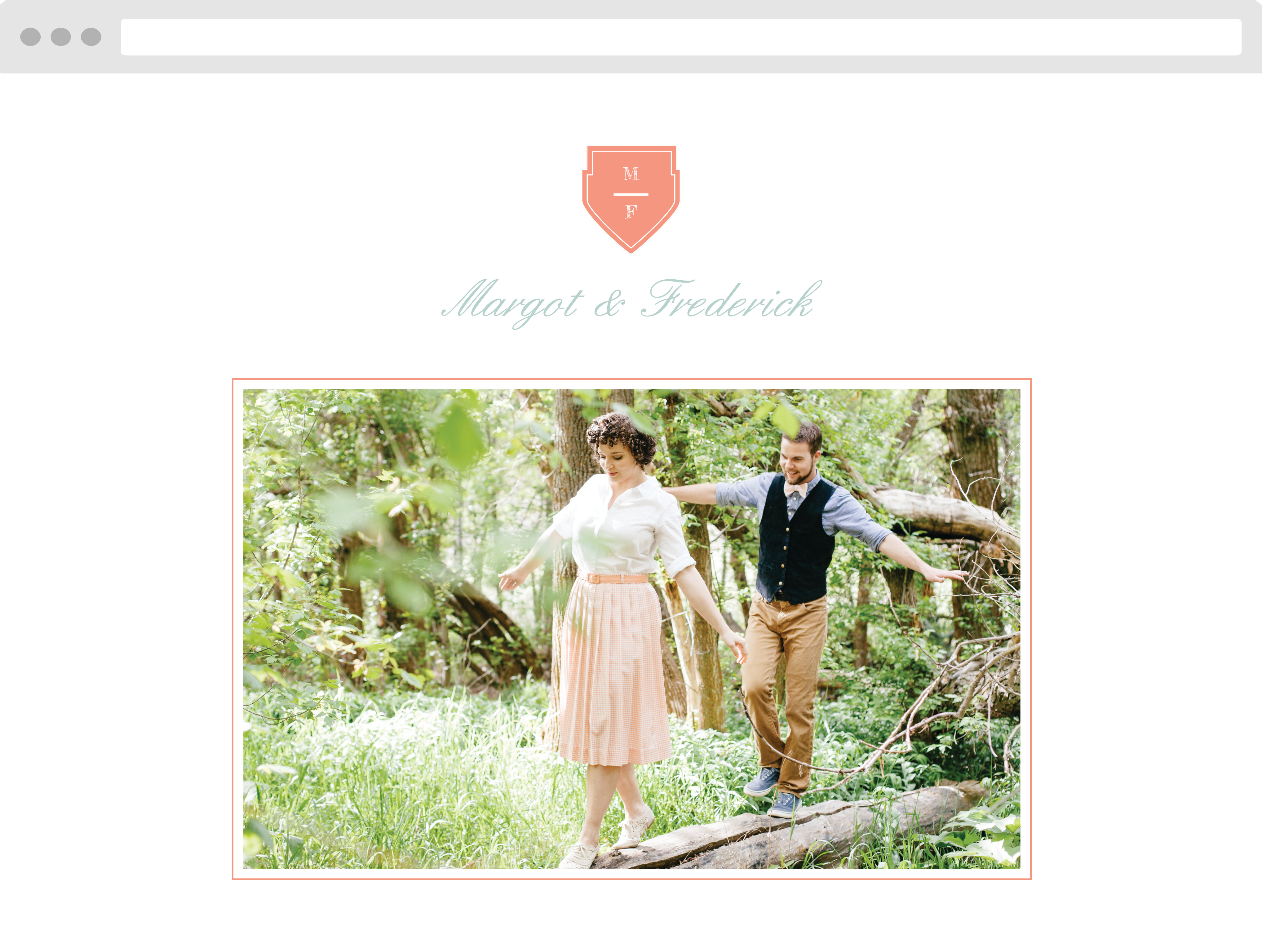 MaeMae's Margot Wedding Website