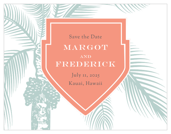 Our MaeMae's Margot Save the Date Magnets  are a perfectly delightful way to announce the special day.