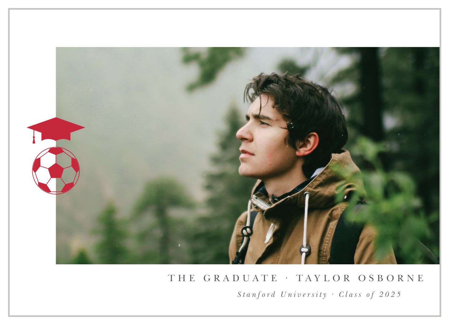 Soccer Star Graduation Announcements