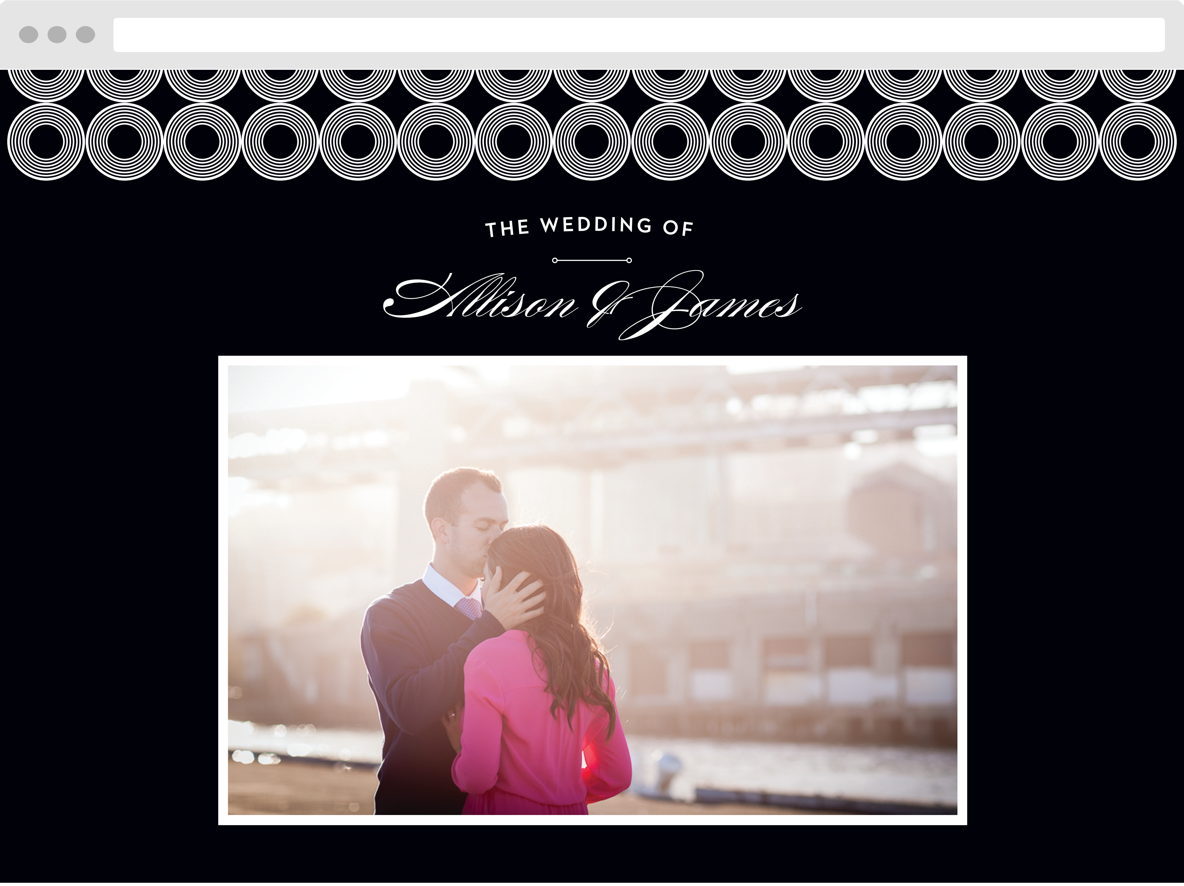 MaeMae's Oswald Wedding Website