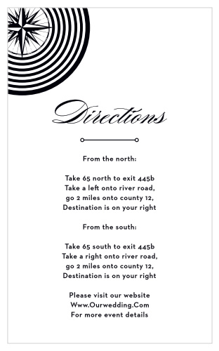 Our MaeMae's Oswald Direction Cards are a perfectly fun way to keep your guests from getting lost. 