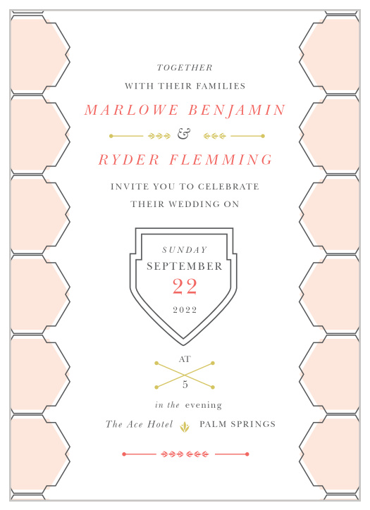 Surround yourself with the people you adore most when you use our MaeMae's Marlowe Wedding Invitations.