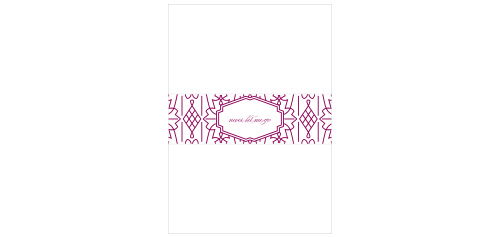 If you're looking for a way to keep all of our wedding invitation items together and organized, take a look at MaeMae's Smith Wedding Belly Bands!