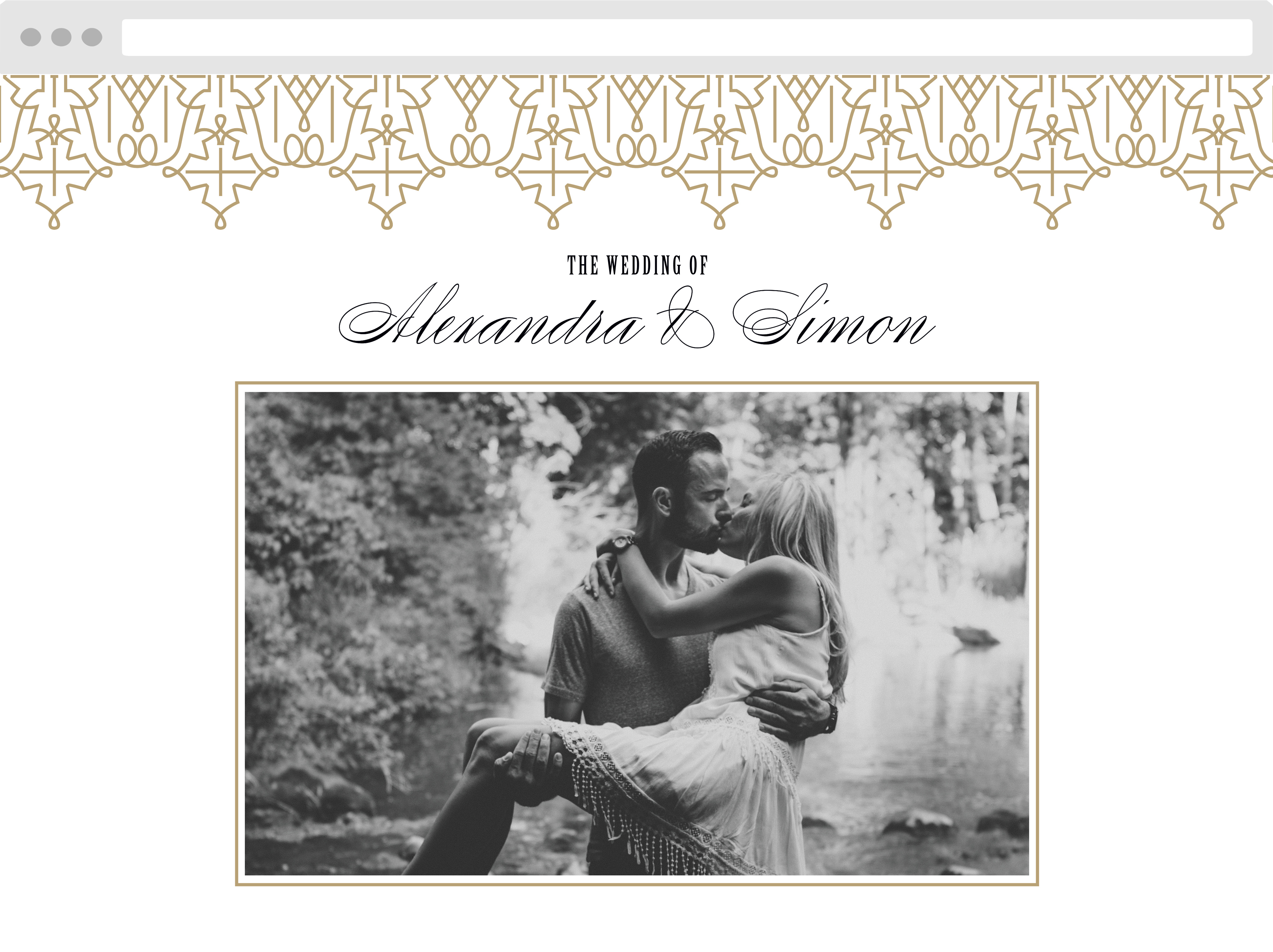 MaeMae's Smith Wedding Website