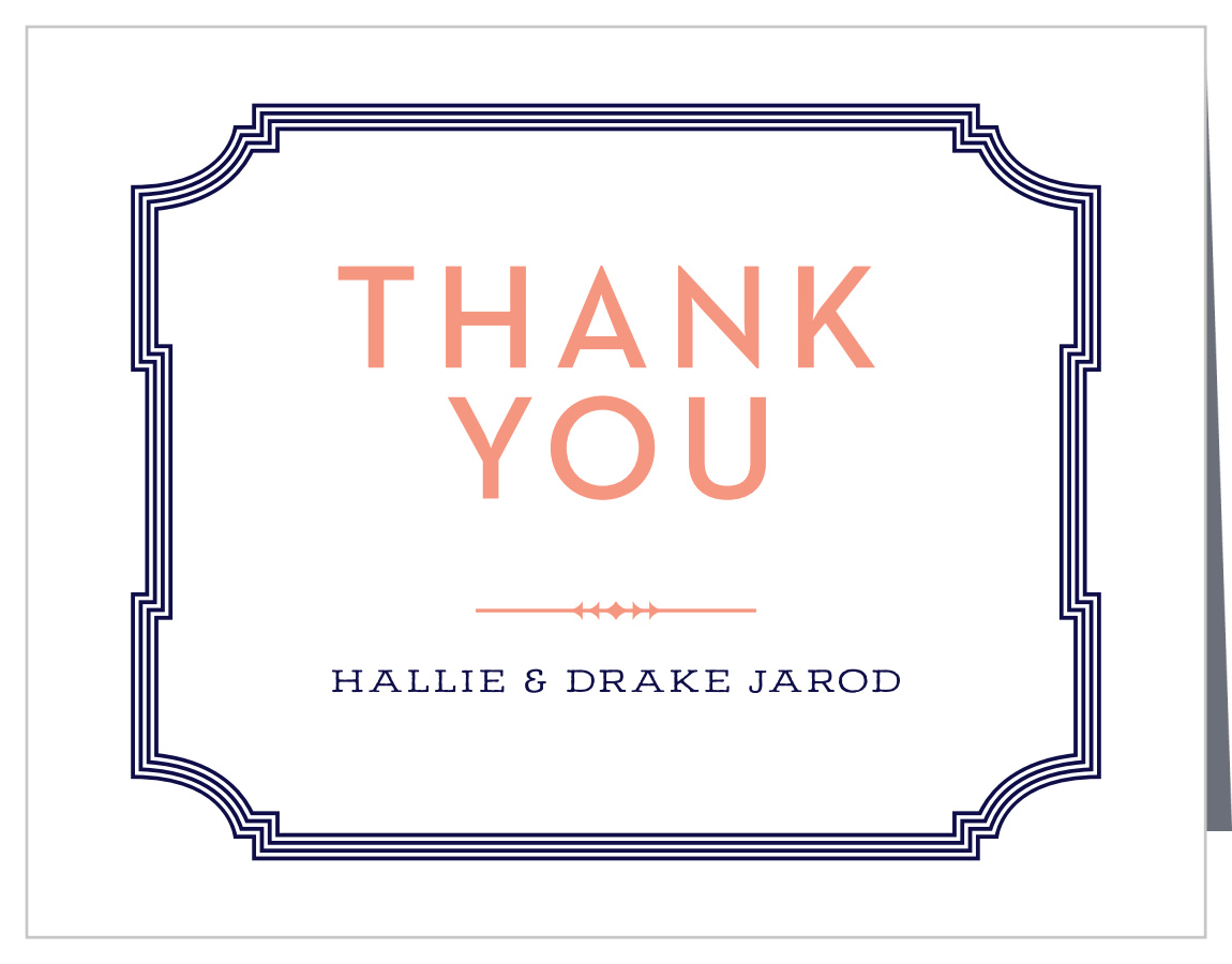 MaeMae's Drake Wedding Thank You Cards