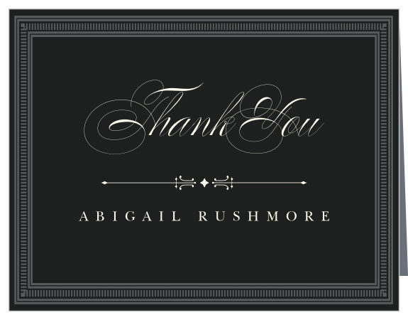 Let your appreciation for your friends and family for their support be expressed with our Diploma Brunch Graduation Than You Card.