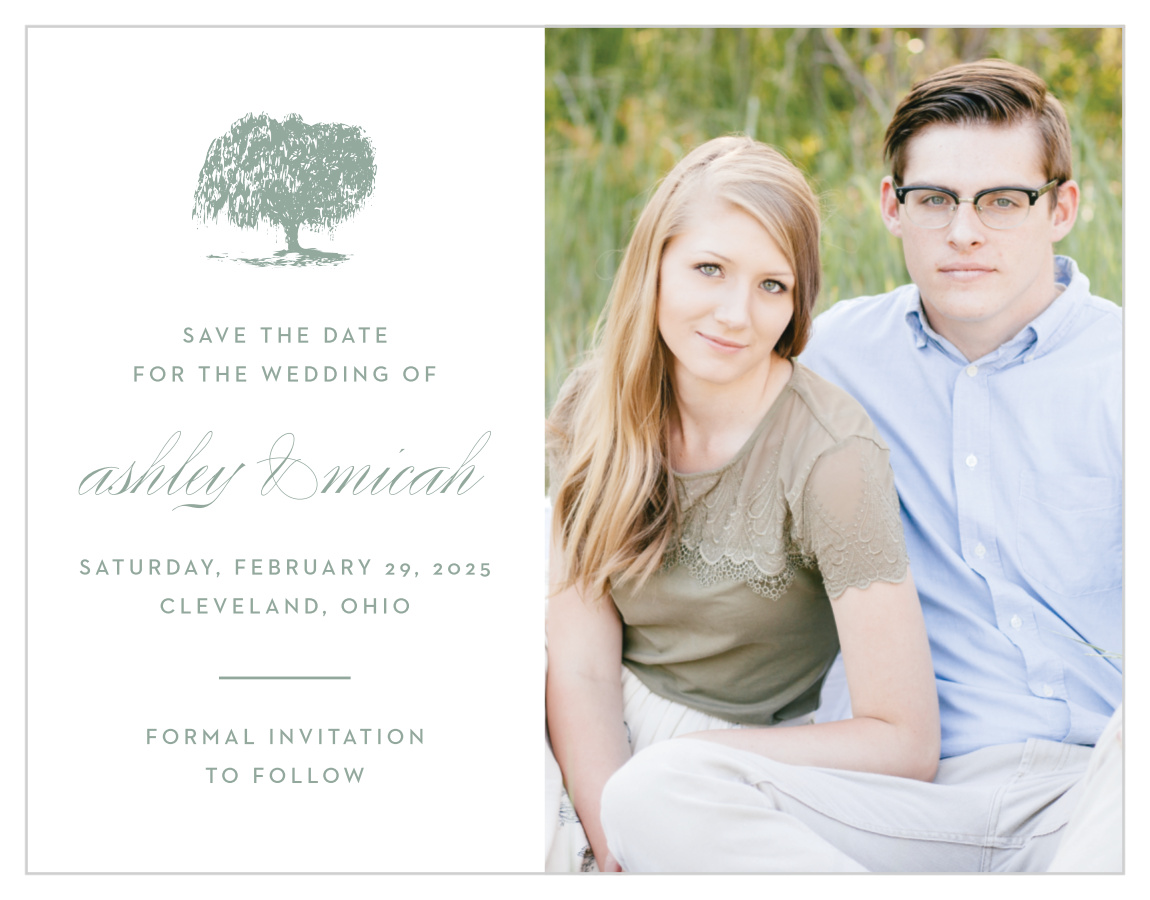 MaeMae's Willow Save the Date Cards