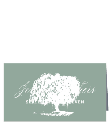 Direct your friends and family to their seats with the sleek look of our MaeMae's Willow Place Cards.