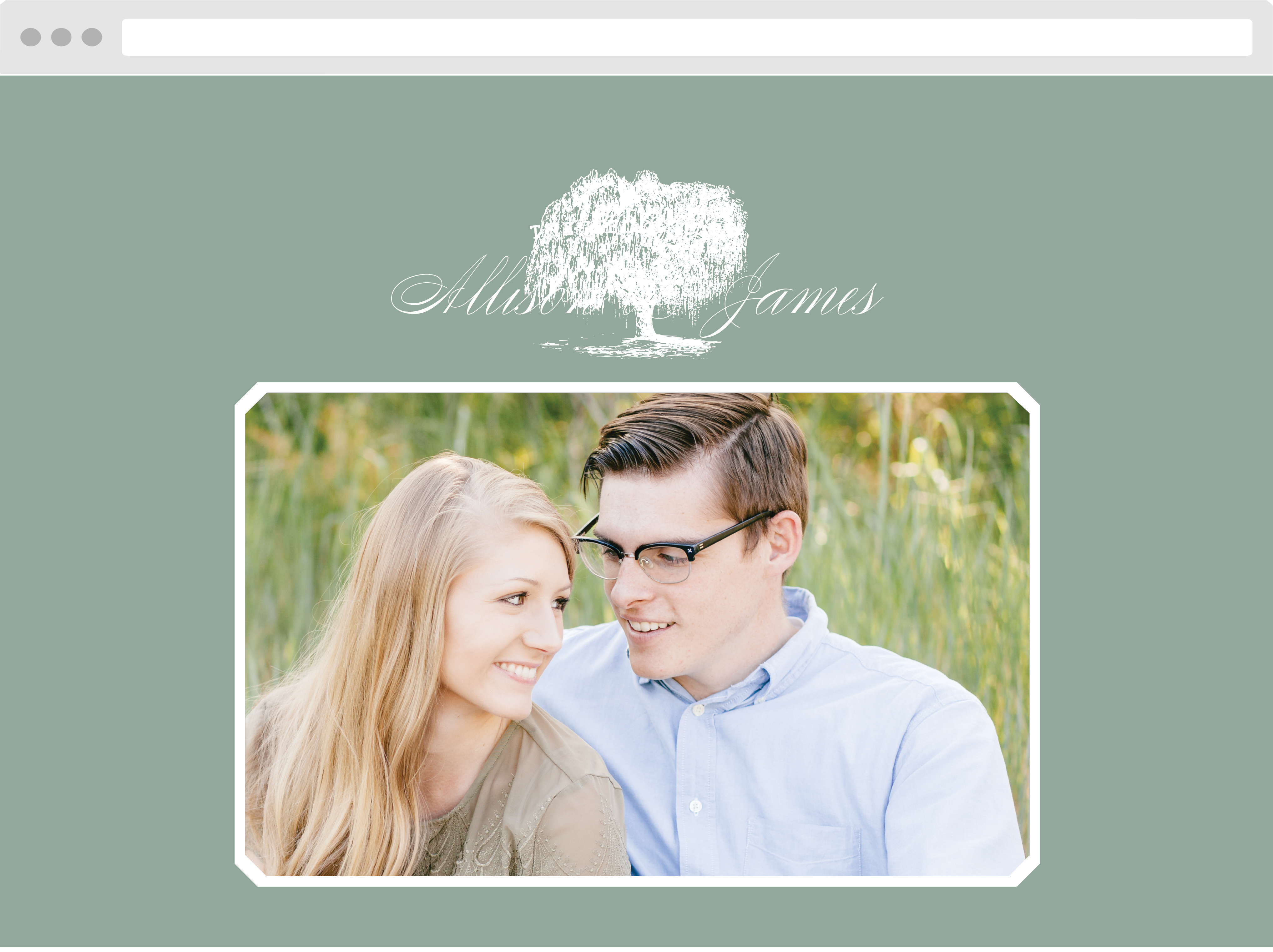 MaeMae's Willow Wedding Website