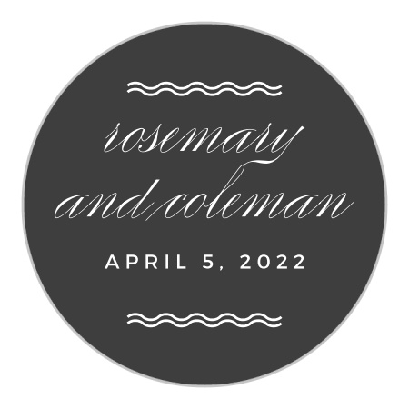 MaeMae's Bruno Wedding Stickers