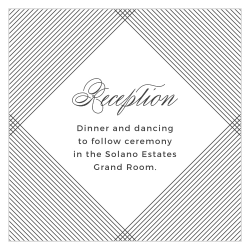 Be sure that everyone you love makes it to your rehearsal dinner by using MaeMae's Bruno Rehearsal Cards!