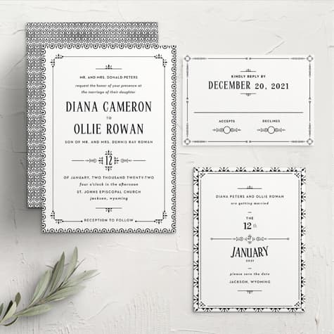 MaeMae's Ollie Wedding Invitations