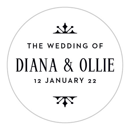 MaeMae's Ollie Wedding Stickers