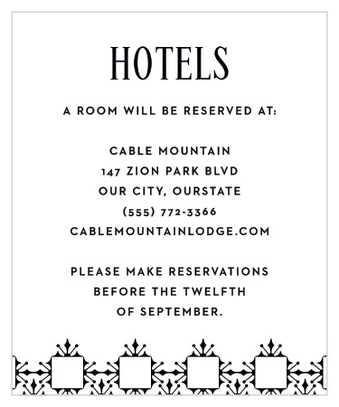 Our MaeMae's Ollie Accommodation Cards are excellent for keeping your friends and family content in the upcoming days to your wedding.