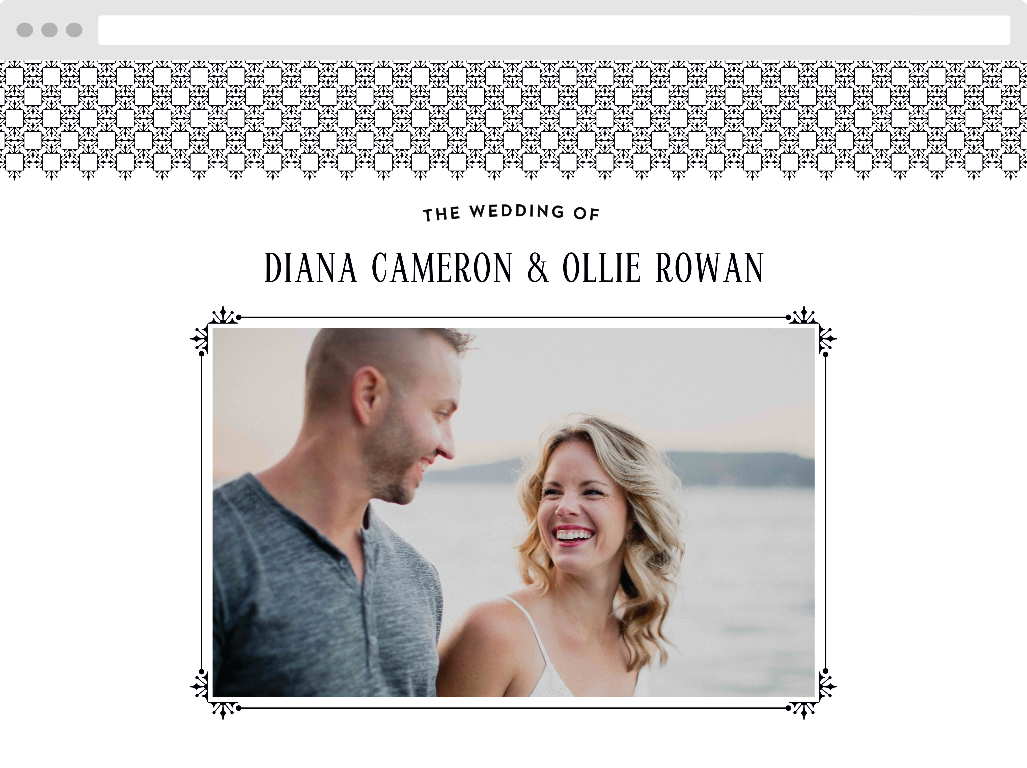 MaeMae's Ollie Wedding Website