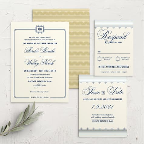 MaeMae's Jack Wedding Invitations
