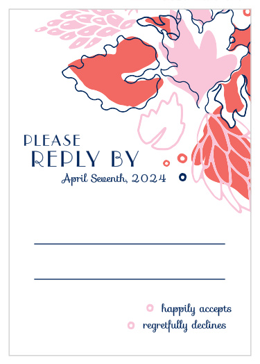 Our guest designer MaeMae has created a funky botanical design with these Winston Response Cards! 