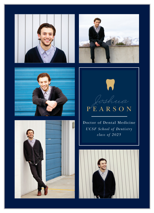 Dental Grad Graduation Announcements are an excellent way to broadcast your amazing achievement to family and friends.