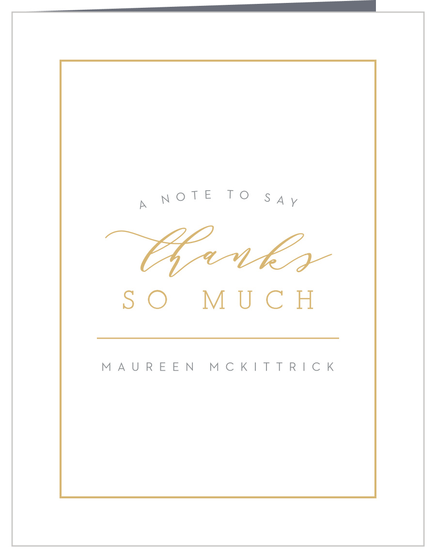 Religious Plans Graduation Thank You Cards by Basic Invite