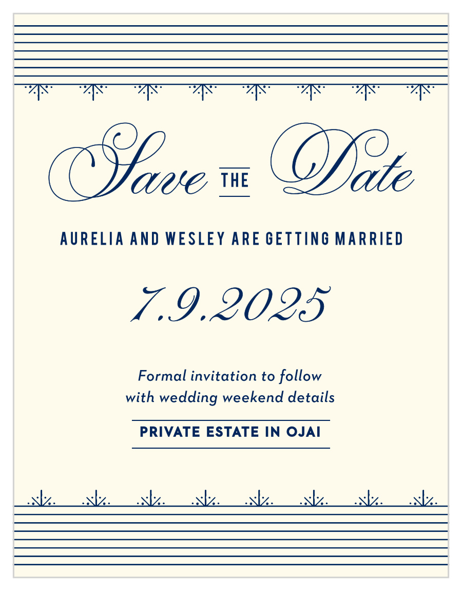 MaeMae's Jack Save the Date Cards