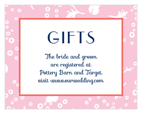 You're sure to need a few new things as you start out married life, so send out MaeMae's Registry Cards to all your loved ones!