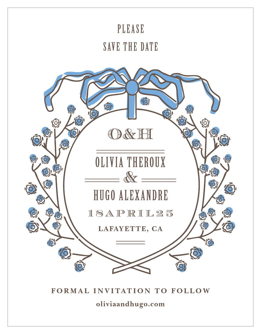 MaeMae's Hugo Save the Date Cards