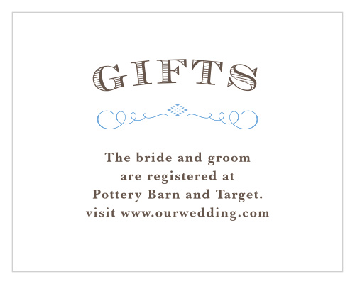 Our MaeMae's Hugo Registry Cards are a perfectly charming way to help your loved ones know how to support you. 