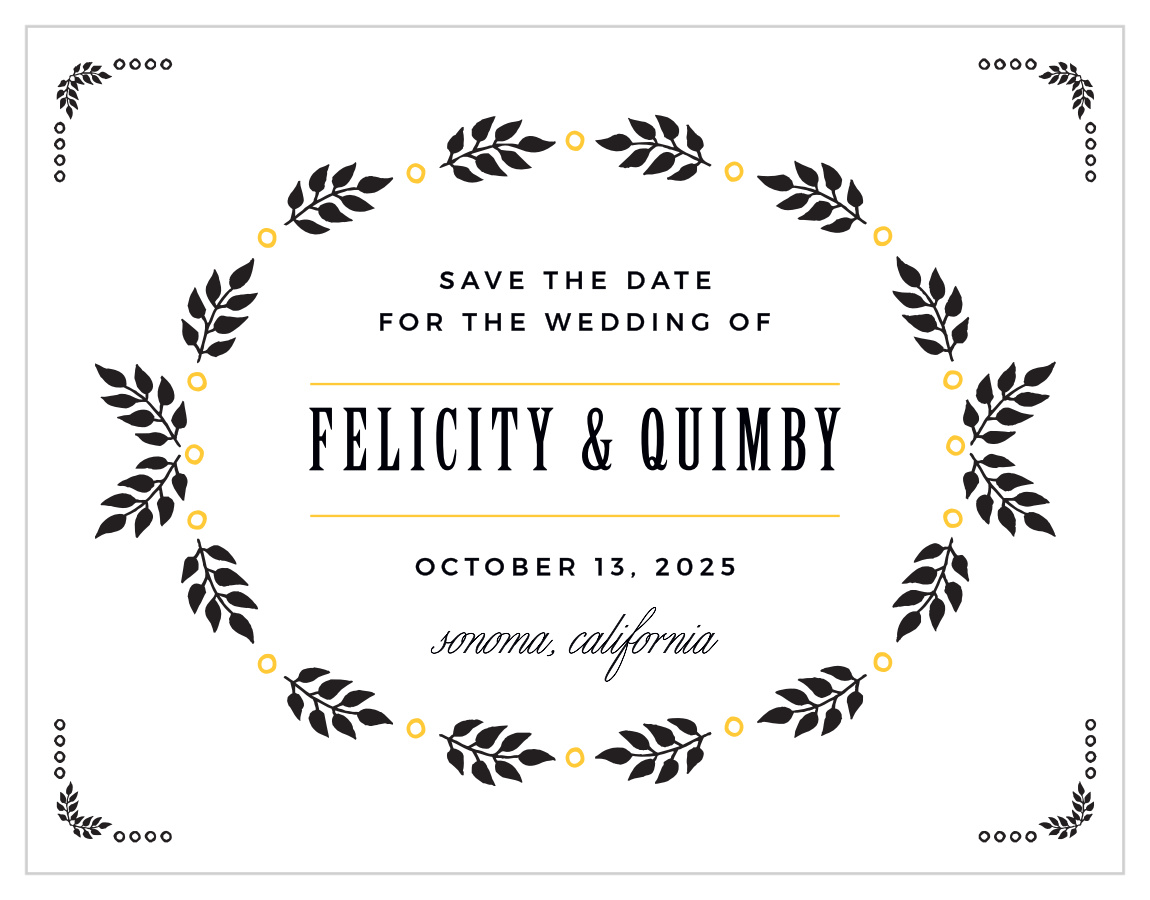 MaeMae's Quimby Save the Date Cards